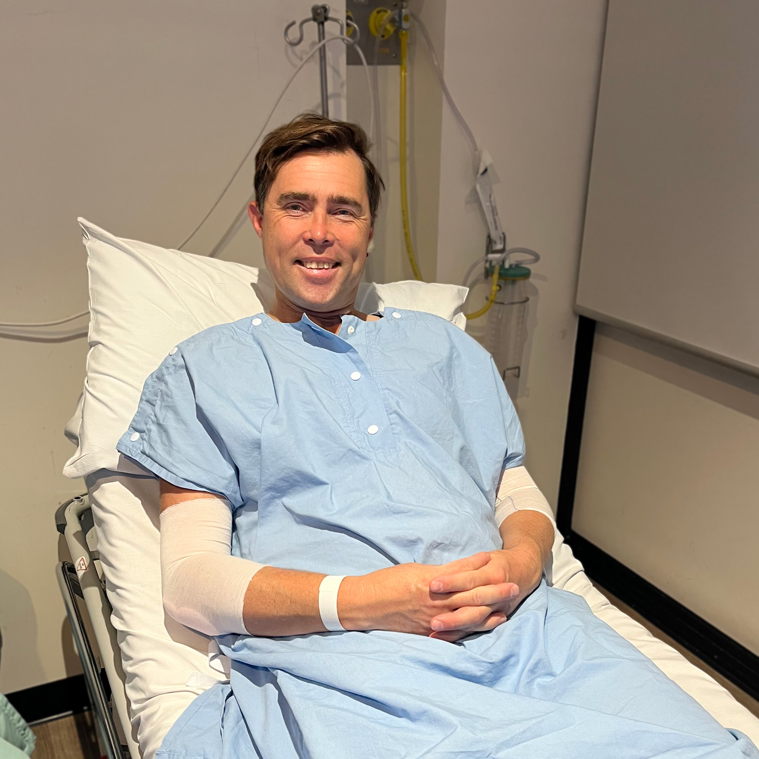 Ross — Prostate Cancer Survivor in Hospital Ross — Prostate Cancer Survivor in Hospital